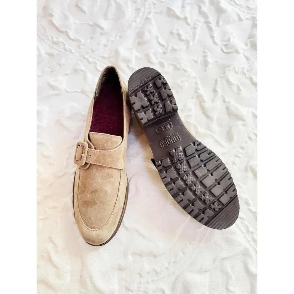 Munro Winslow Munk Strap Loafers Size 10N